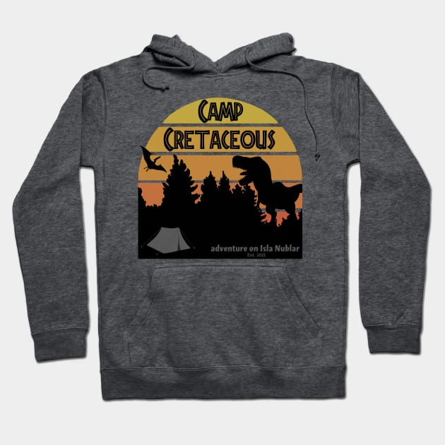 Camp Cretaceous Hoodie by Slightly Unhinged